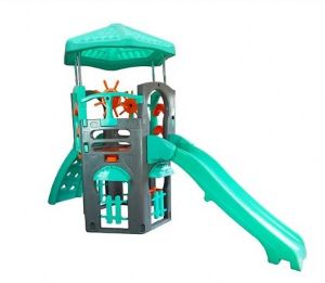 PLAYGROUND DE PLÁSTICO - BLUE SPRING c/ TELHADINHO| COD: 27192